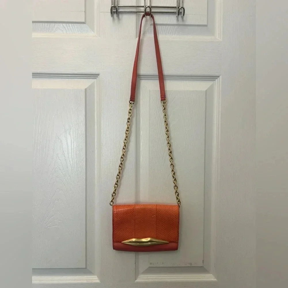 DIANE VON Furstenberg bag Coral Snake skin